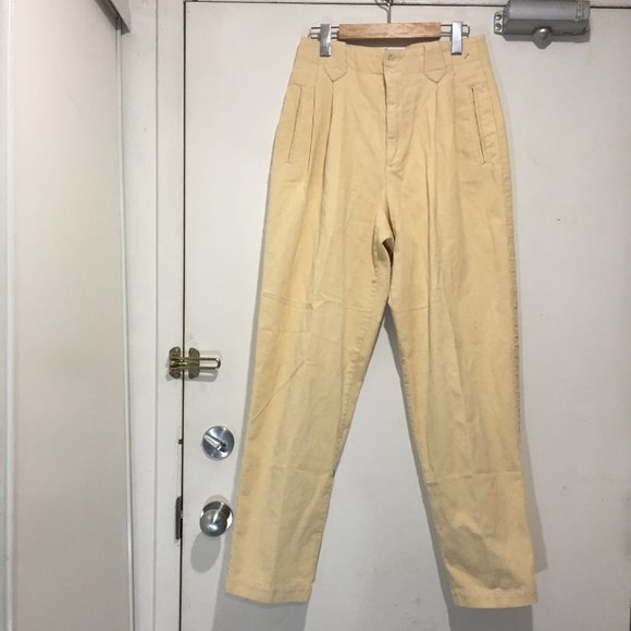 VINTAGE LIZSPORT HIGH WAIST CORDUROY PANTS SIZE 10 - Picture 2 of 7